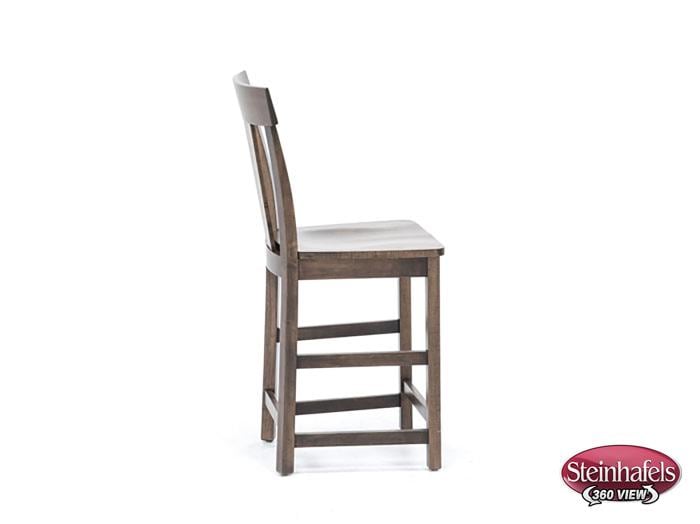 l j gascho brown  inch counter seat height stool  image   