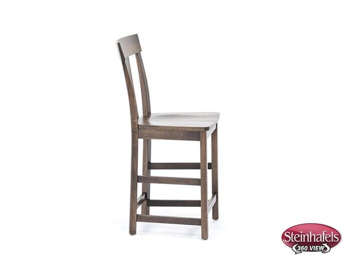 l j gascho brown  inch counter seat height stool  image   