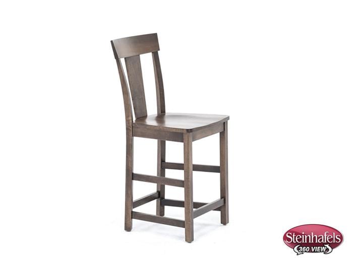 l j gascho brown  inch counter seat height stool  image   