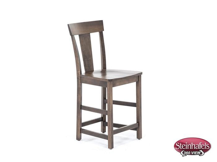 l j gascho brown  inch counter seat height stool  image   