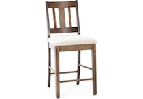 l j gascho brown  inch counter seat height stool   