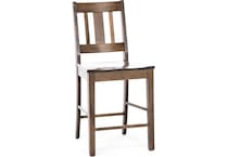 l j gascho brown  inch counter seat height stool   