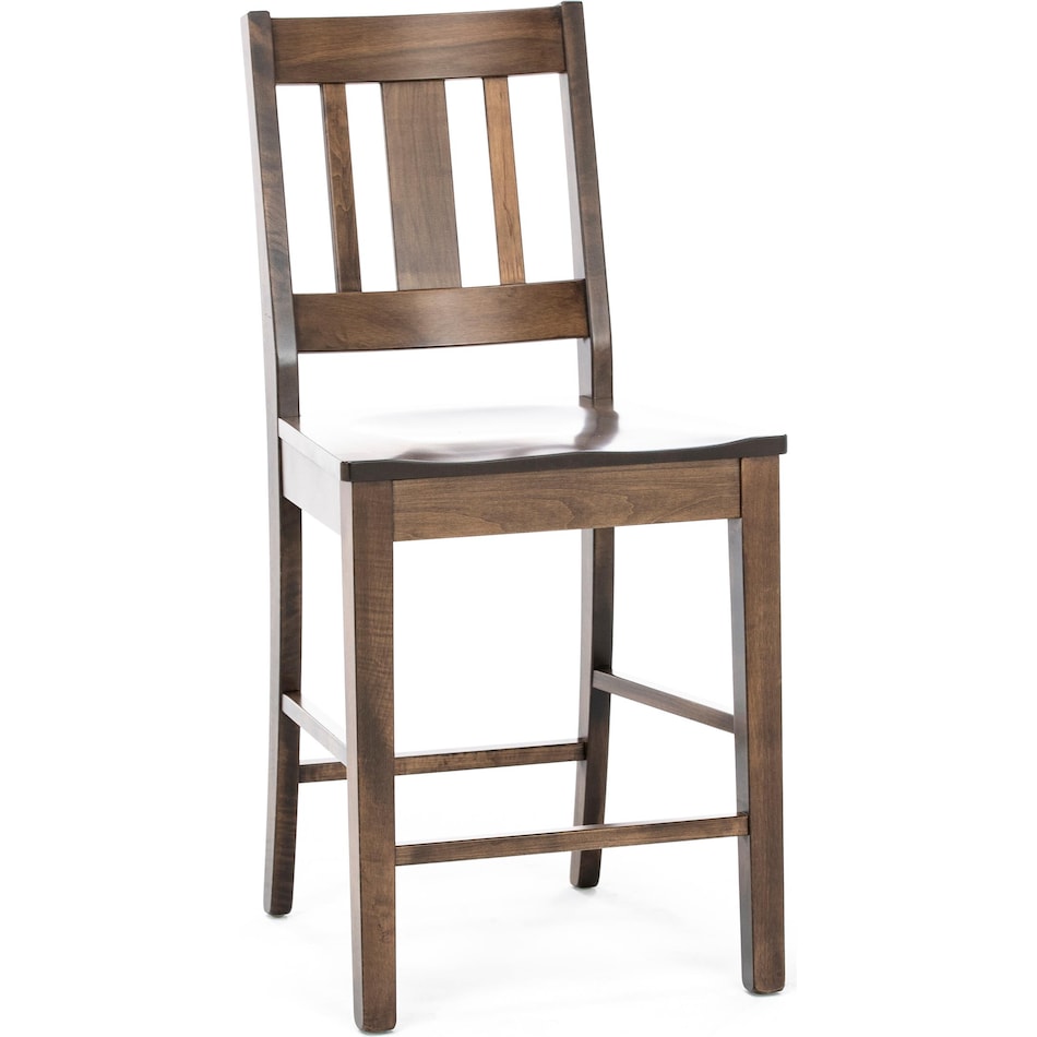 l j gascho brown  inch counter seat height stool   
