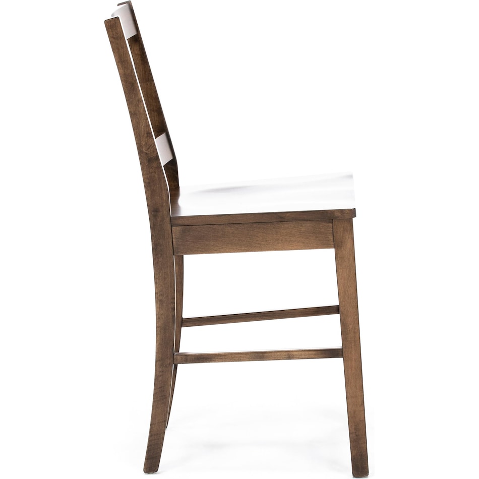 l j gascho brown  inch counter seat height stool   