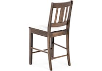 l j gascho brown  inch counter seat height stool   