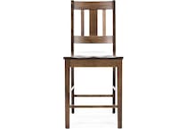 l j gascho brown  inch counter seat height stool   