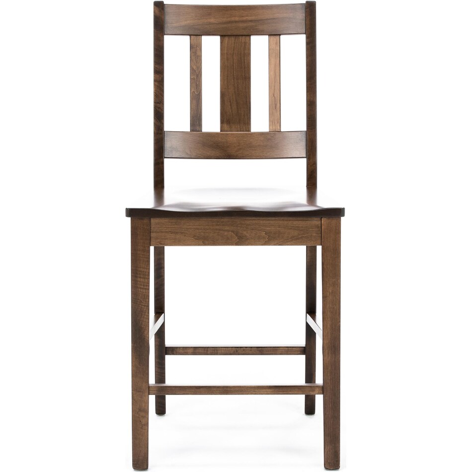 l j gascho brown  inch counter seat height stool   