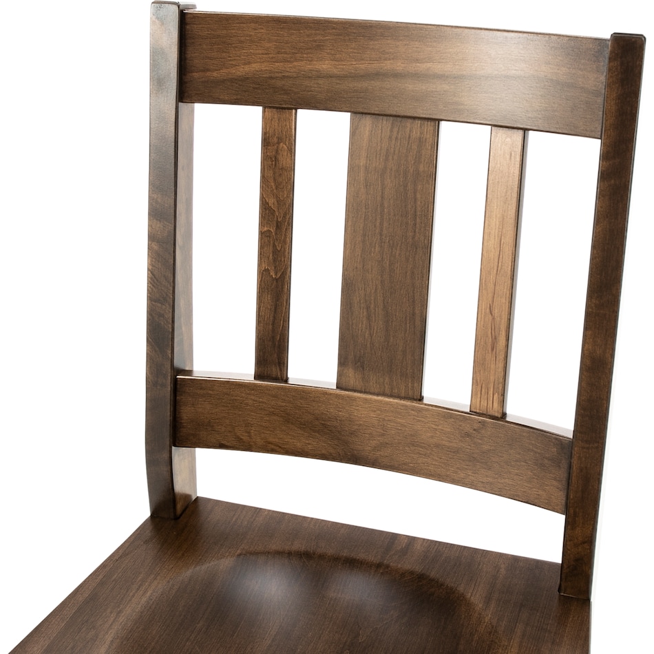 l j gascho brown  inch counter seat height stool   