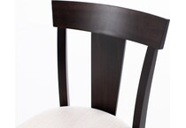 l j gascho brown  inch counter seat height stool   