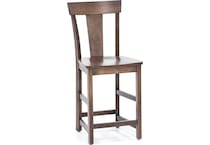 l j gascho brown  inch counter seat height stool   