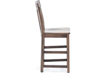 l j gascho brown  inch counter seat height stool   