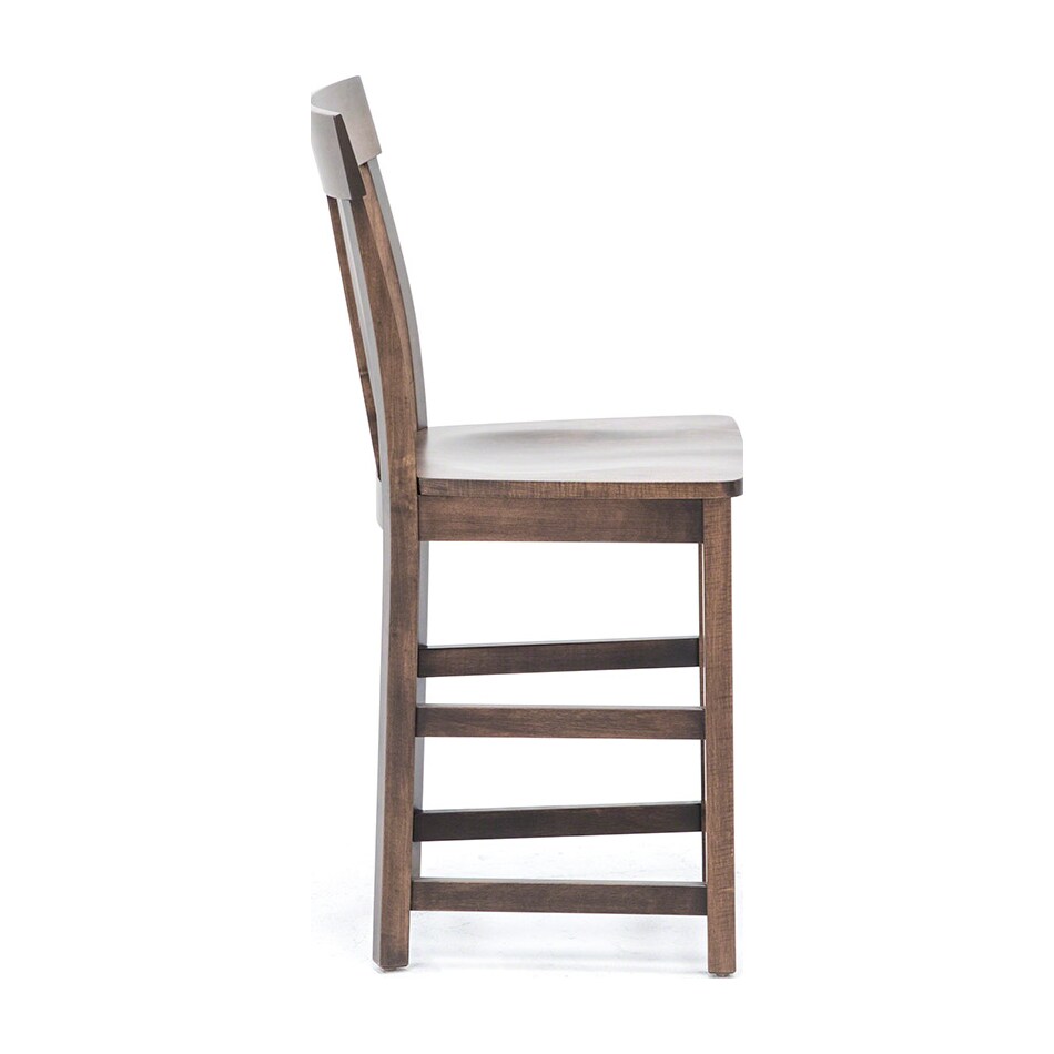 l j gascho brown  inch counter seat height stool   