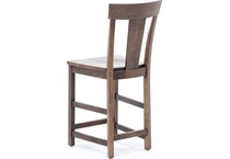 l j gascho brown  inch counter seat height stool   