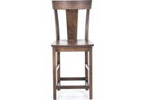 l j gascho brown  inch counter seat height stool   