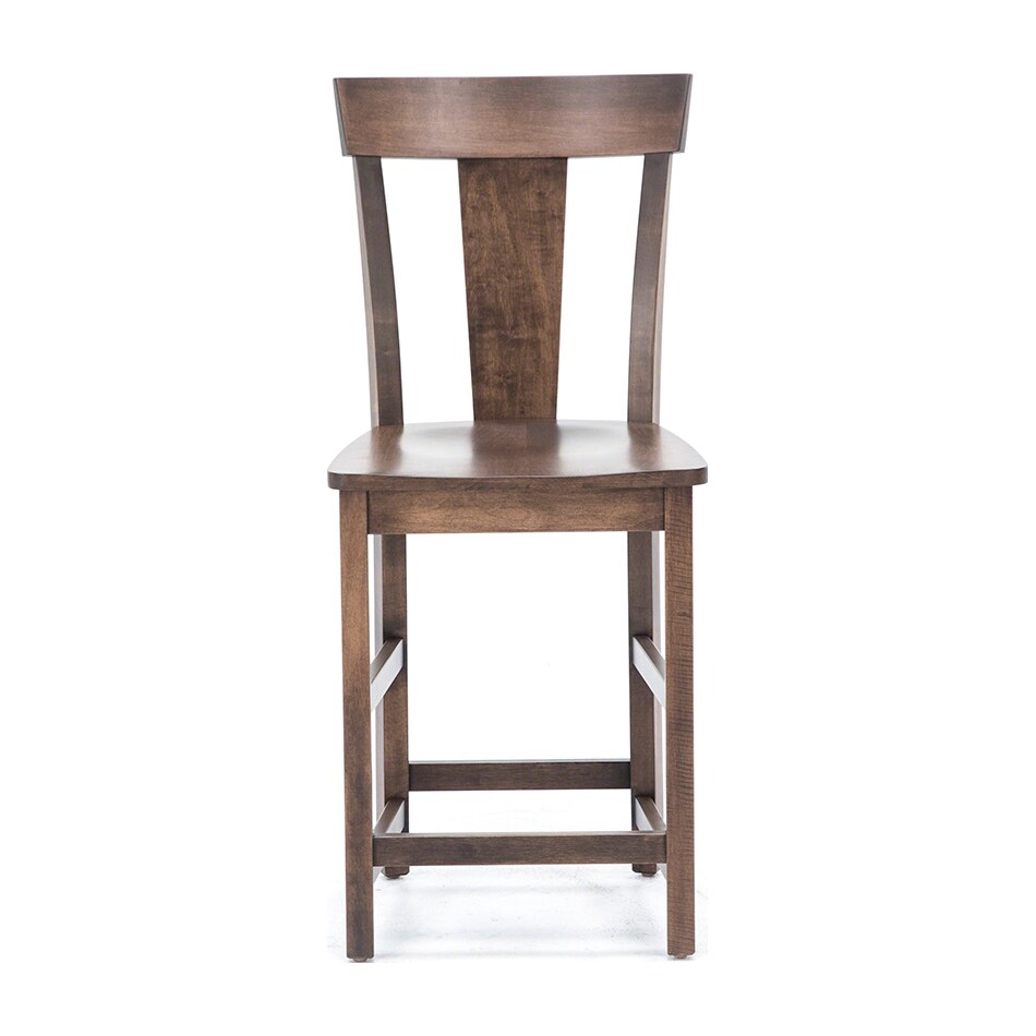 l j gascho brown  inch counter seat height stool   