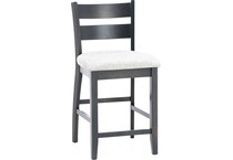 l j gascho brown  inch counter seat height stool   