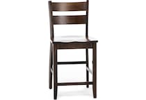 l j gascho brown  inch counter seat height stool   