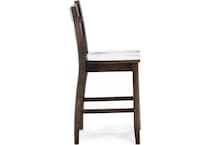 l j gascho brown  inch counter seat height stool   