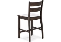 l j gascho brown  inch counter seat height stool   