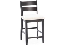 l j gascho brown  inch counter seat height stool   