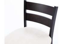 l j gascho brown  inch counter seat height stool   