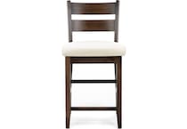 l j gascho brown  inch counter seat height stool   