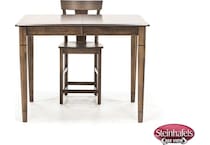 l j gascho brown inch counter height rectangle  image pwc  