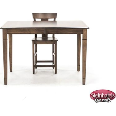 Anniversary II 54-72" Counter Height Table in Walnut