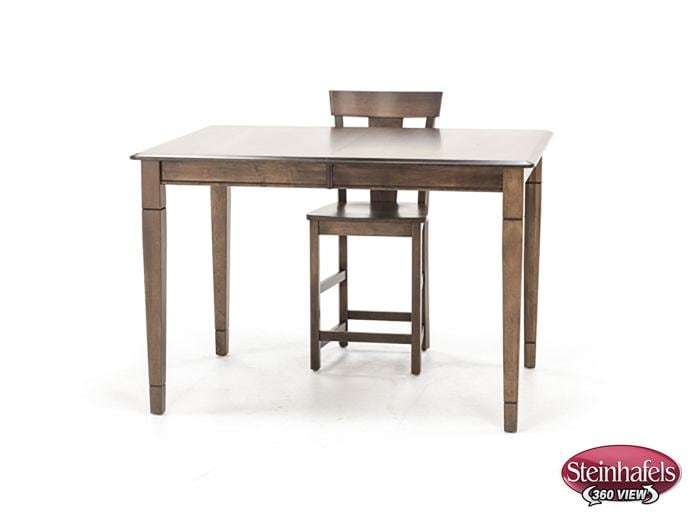 l j gascho brown inch counter height rectangle  image pwc  