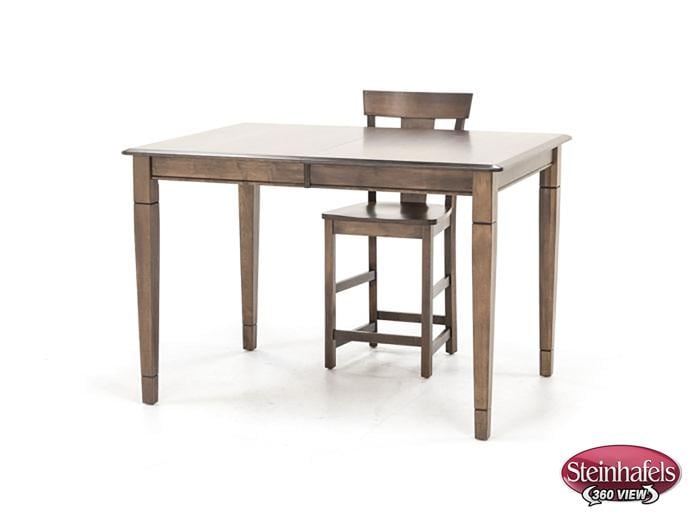 l j gascho brown inch counter height rectangle  image pwc  