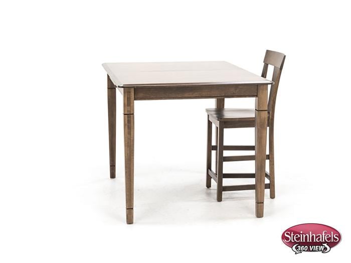 l j gascho brown inch counter height rectangle  image pwc  