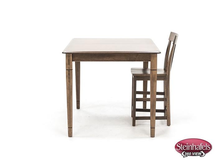 l j gascho brown inch counter height rectangle  image pwc  