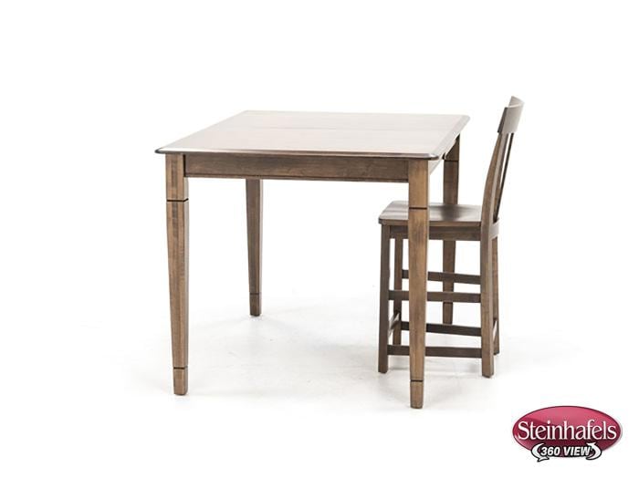 l j gascho brown inch counter height rectangle  image pwc  