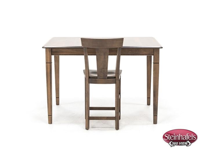 l j gascho brown inch counter height rectangle  image pwc  