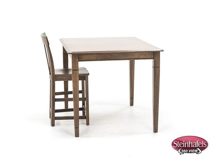 l j gascho brown inch counter height rectangle  image pwc  