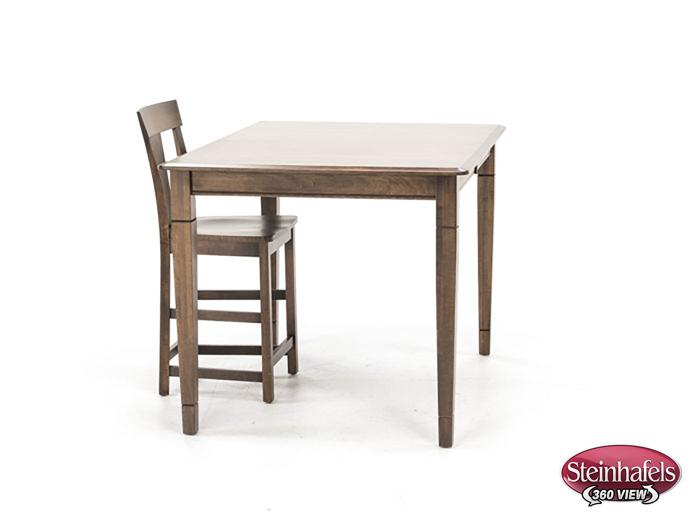 l j gascho brown inch counter height rectangle  image pwc  