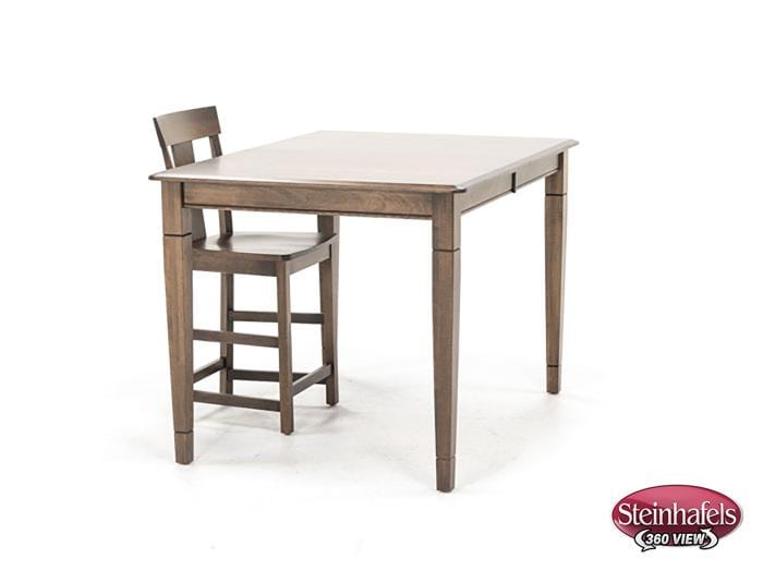 l j gascho brown inch counter height rectangle  image pwc  