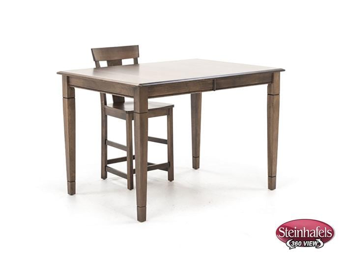 l j gascho brown inch counter height rectangle  image pwc  