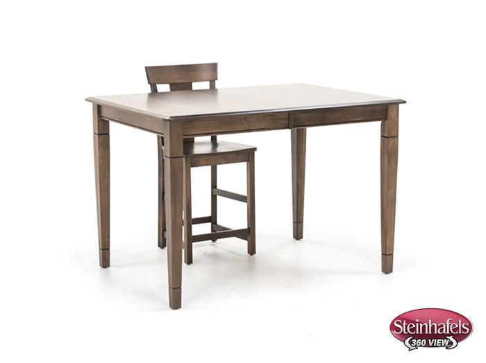 l j gascho brown inch counter height rectangle  image pwc  