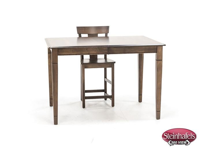 l j gascho brown inch counter height rectangle  image pwc  