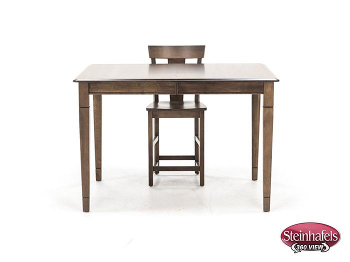l j gascho brown inch counter height rectangle  image pwc  