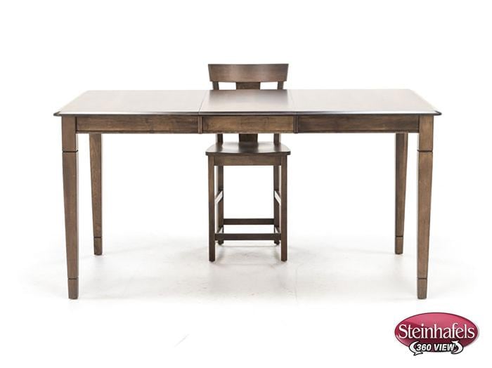 l j gascho brown inch counter height rectangle  image pwc  