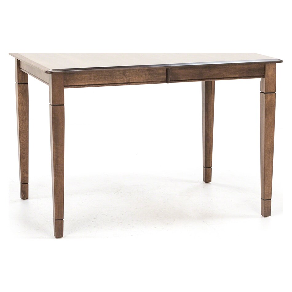 l j gascho brown inch counter height rectangle pwc  