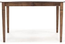 l j gascho brown inch counter height rectangle pwc  