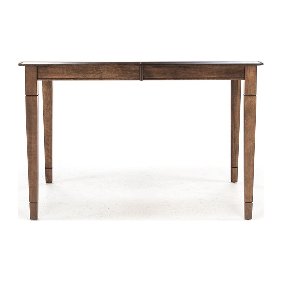 l j gascho brown inch counter height rectangle pwc  