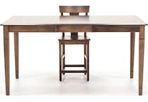 l j gascho brown inch counter height rectangle pwc  