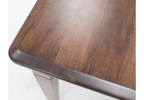 l j gascho brown inch counter height rectangle pwc  