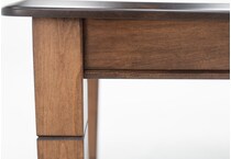 l j gascho brown inch counter height rectangle pwc  