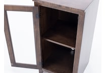 l j gascho brown buffet server sideboard   