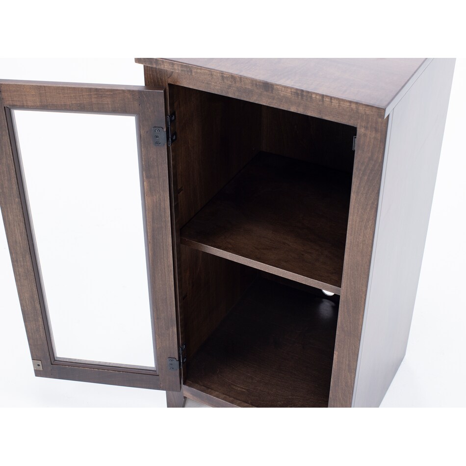 l j gascho brown buffet server sideboard   